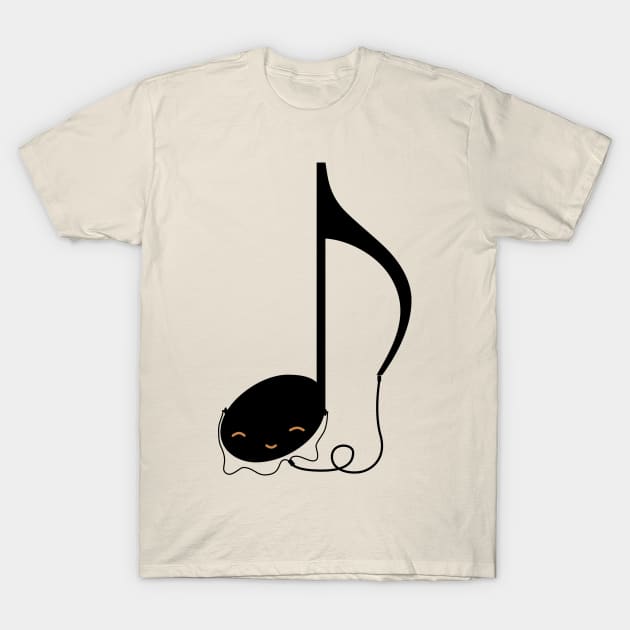 Play Repeat - Note hears her favorite song T-Shirt by Quentin1984